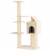 vidaXL Kattenboom met sisal krabpalen Cr&egrave;mekleurig 183 cm