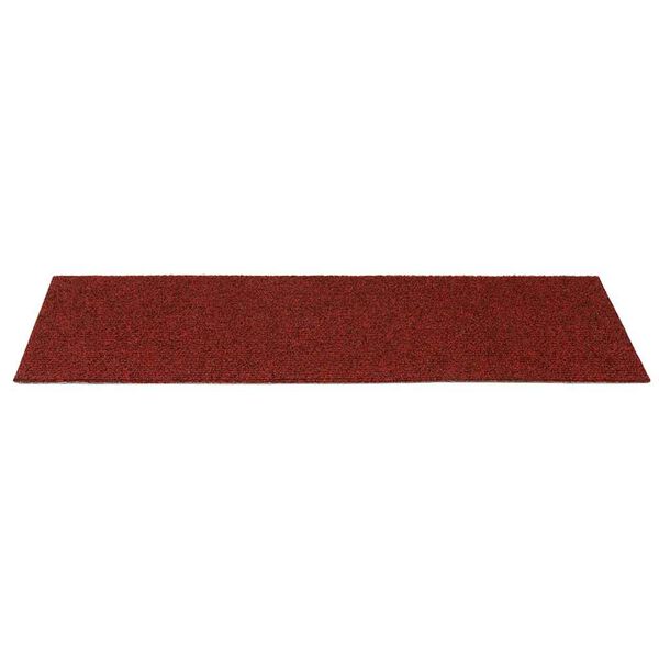 vidaXL Trapmatten Zelfklevend 30 stuks 60x25 cm Bordeaux Rood Rechthoekig