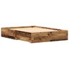 vidaXL Bedframe met lade met opslag Oud Hout 160 x 200 cm Bewerkt hout