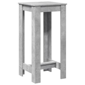 vidaXL Bartafel 51x50x103,5 cm bewerkt hout betongrijs