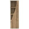 vidaXL Hoekkast Artisan Eiken 32x32x102cm Bewerkt hout