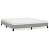 vidaXL Bedframe zonder matras stof lichtgrijs 180x200 cm