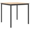 vidaXL Bartafel 110 x 110 x 105 cm Massief grenenhout Naturel Vierkant