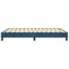 vidaXL Boxspring bed 140x190 cm fluweel donkerblauw