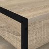 vidaXL Salontafel Sonoma 80 x 50 x 40 cm Bewerkt hout