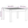 vidaXL Tuintafel 60x60x36 cm massief acaciahout