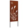 vidaXL Tuin Privacy Screen Fretwerk Roestig 50 x 140 cm Cortenstaal