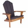 vidaXL Tuinstoel Adirondack Naturel Massief Teakhout