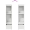 vidaXL Highboard 29,5x34x119,5 cm spaanplaat wit
