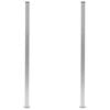 vidaXL Schuttingpalen 2 st 185 cm aluminium
