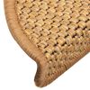 vidaXL Trapmatten Zelfklevend Sisal-Look 30 stuks 56x17x3 cm Sisal