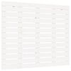 vidaXL Hoofdbord wandmontage 96x3x91,5 cm massief grenenhout wit