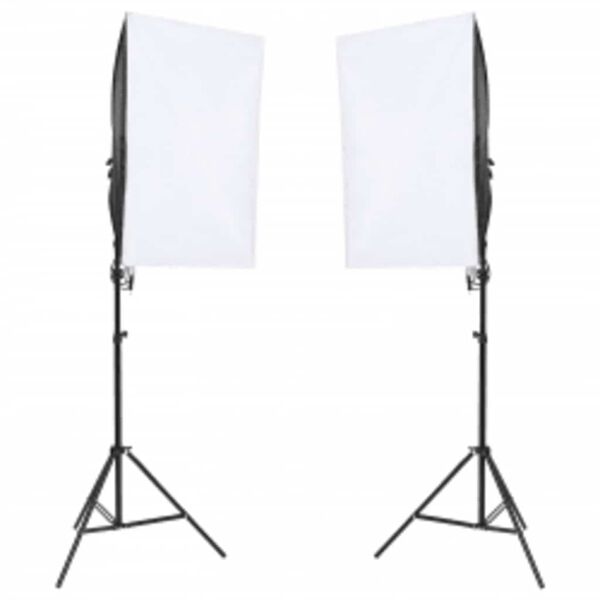 vidaXL Fotostudioset met verlichtingsset en achtergrond
