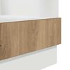 vidaXL Hangkast Artisan Eiken 60 x 46 x 81,5 cm Bewerkt hout