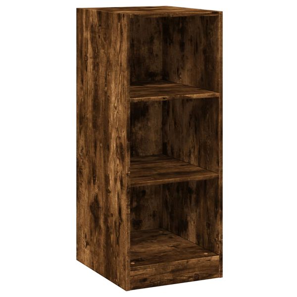 vidaXL Kledingkast 48x41x102 cm bewerkt hout gerookt eikenkleurig