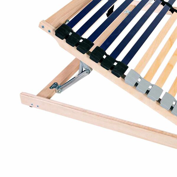 vidaXL Lattenbodem Bruin 140 x 190 cm Massief beukenhout