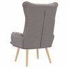 vidaXL Fauteuil Taupe 69 x 74 x 93 cm Sherpa Stof
