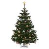 vidaXL Kerstboomstandaard 1.73 Wit 50 x 50 x 15,5 cm Staal