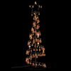 vidaXL LED-kerstboom met kerstballen 100 LED's warm wit 150 cm