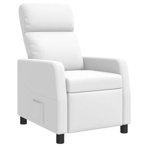 vidaXL Relaxfauteuil Wit Kunstleer
