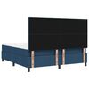vidaXL Boxspringbed met matras met hoofdeinde Blauw 180 x 200 cm Stof