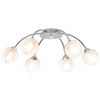 vidaXL Plafondlamp met 6 LED-lampen G9 240 W