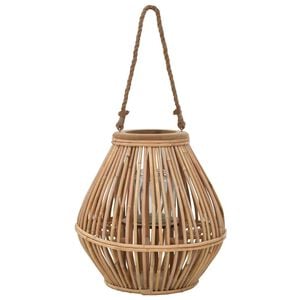 vidaXL Lantaarnhouder hangend wicker naturel