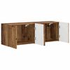 vidaXL TV-wandkast 2 pcs Oud Hout 59,5 x 31 x 40 cm Bewerkt hout