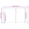 vidaXL Windscherm uittrekbaar 120x300 cm zwart