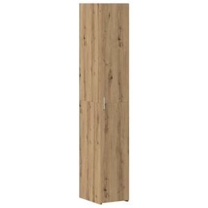 vidaXL Hoge kast Artisan Eiken 30 x 42,5 x 185 cm