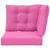 vidaXL Buiten bankkussen 3 pcs Roze Polyester