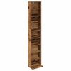 vidaXL CD Kast Oud hout 33 x 23,5 x 175 cm Bewerkt hout