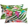 vidaXL Kussensloop 2 pcs HEERLEN Meerkleurig 30 x 50 cm Polyester