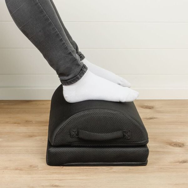 HI Voetensteun drukverlagend 42x30x15 cm zwart