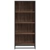 vidaXL Boekenkast 60x35x139 cm bewerkt hout bruin eikenkleurig