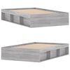 vidaXL Bedframe grijs sonoma eikenkleurig 120x200 cm
