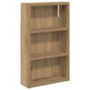 vidaXL Badkamer wandkast Ambachtelijk eiken 30 x 10 x 50 cm
