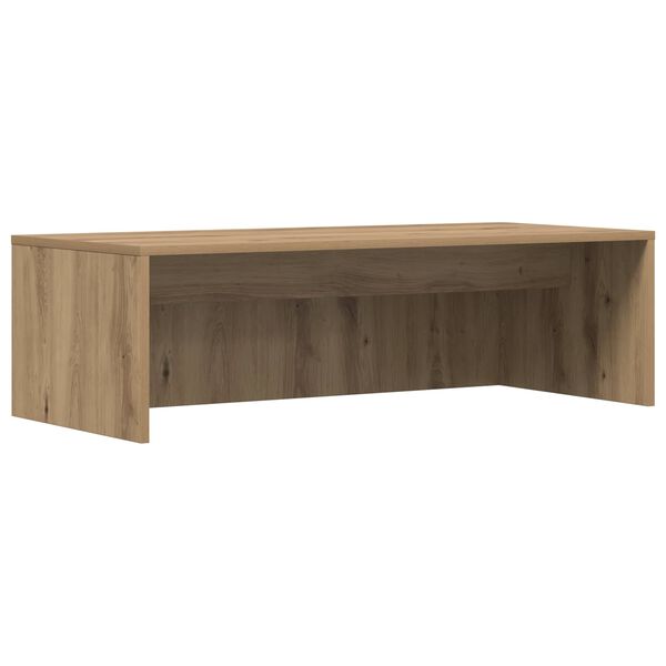 vidaXL Wandbureau Artisan Eiken 100 x 45 x 30 cm Bewerkt hout