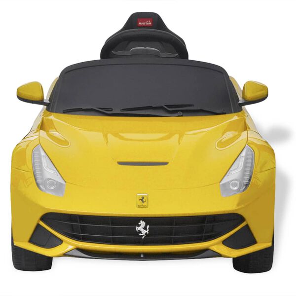 vidaXL Loopauto Ferrari F12 geel 6 V met afstandsbediening