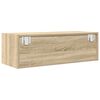 vidaXL Tv-meubel 80x31x25,5 cm bewerkt hout sonoma eikenkleurig