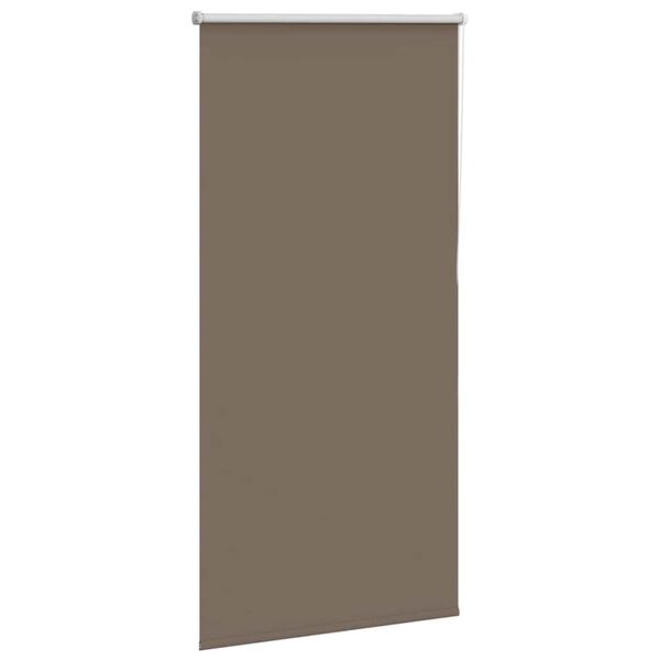 vidaXL Rolgordijn verduisterend koffie 80x150 cm stofbreedte 75,7 cm
