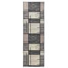 vidaXL Vloerkleedloper LESAKA Bruin 50 x 400 cm Diamantvelours