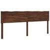 vidaXL Live Edge Hoofdbord ROSTOCK Donkerbruin 200 cm