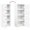 vidaXL Boekenkast 40x24x102 cm bewerkt hout wit