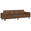 vidaXL Woonkamer Bank Bruin 250 x 77 x 76 cm