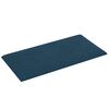 vidaXL Wandhoofdbord 12 pcs Blauw 30 x 15 cm Fluweel