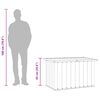 vidaXL Tuinbox Groen 109x67x65 cm