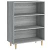 vidaXL Dressoir 69,5x32,5x90 cm bewerkt hout grijs sonoma eikenkleurig