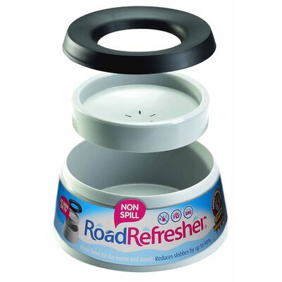 Road Refresher Drinkbak voor huisdieren anti-lek klein grijs SGRR