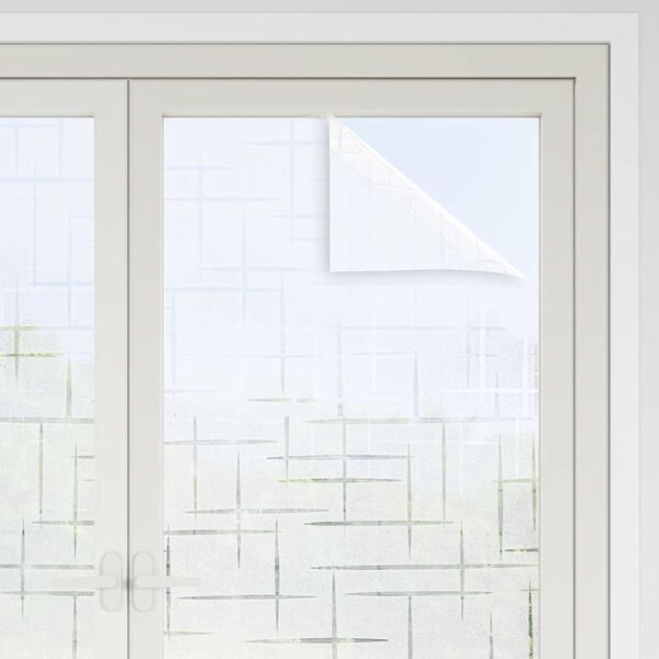 vidaXL Statistisch Raamfoli Ster Patroon 45 x 500 cm PVC